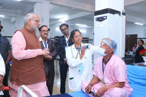 08.01.2025: Governor visits the  Dr. Ulhas Patil Medical College and Hospital in Jalgaon.