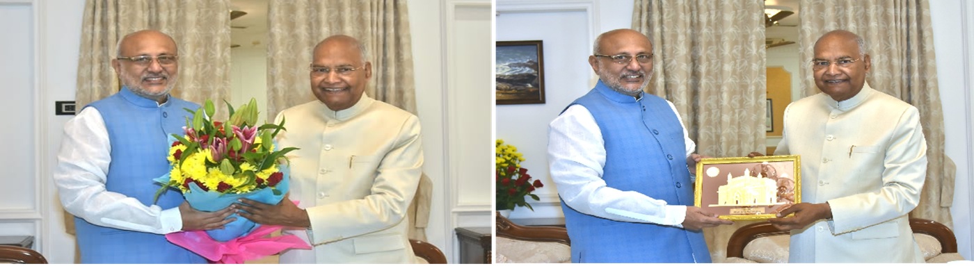 1६.03.2025: महाराष्ट्राचे राज्यपाल सी पी राधाकृष्णन यांनी आज सध्या मुंबई भेटीवर असलेले भारताचे माजी राष्ट्रपती रामनाथ कोविंद यांची राजभवन मुंबई येथे सदिच्छा भेट घेतली व त्यांचा आदरसत्कार केला.