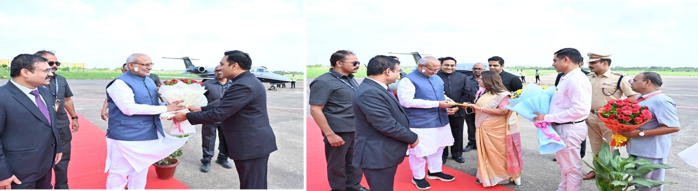 Governor arrives in Nashik