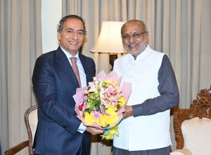09.06.2025 : Ambassador of the Republic of Portugal in India João Manuel Mendes Ribeiro de Almeida meets Governor