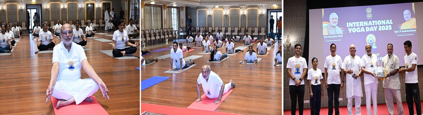 Governor participates in a yoga session and performed Yoga Asanas on the occasion of International Day of Yoga