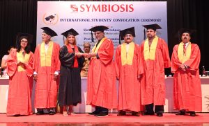 Governor presides over the Convocation ceremony of Symbiosis International University in Pune