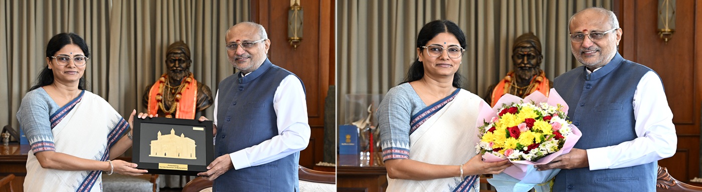 19.07.2025 : केंद्रीय राज्यमंत्री अनुप्रिया सिंह पटेल यांनी घेतली राज्यपालांची भेट