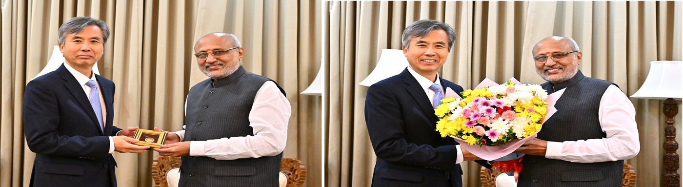 25.07.2025: कोरिया प्रजासत्ताकाचे मुंबईतील वाणिज्यदूत डोंग्वान यू यांनी घेतली राज्यपालांची भेट