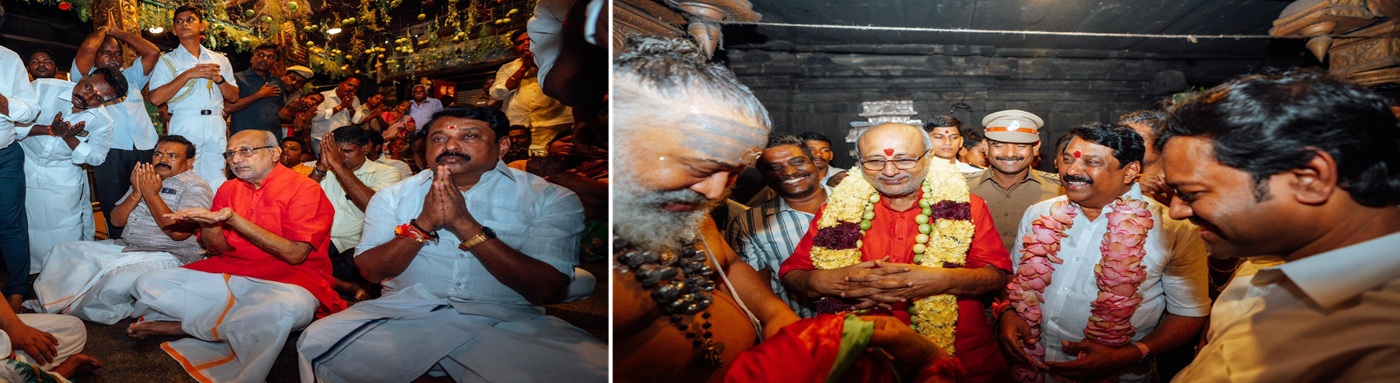 11.08.2025 : राज्यपालांची चेन्नईतील अरुलमिगु चेन्नाई श्री कालिकांबल देवस्थानाला भेट