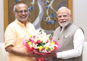 राज्यपालांनी घेतली पंतप्रधान नरेंद्र मोदी यांची नवी दिल्ली येथे भेट