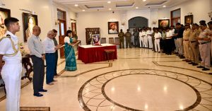 Raj Bhavan Officers & staff take Sadbhavana Day Pledge, Birth Anniversary of late PM Rajiv Gandhi