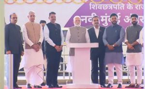 Prime Minister of India Narendra Modi inaugurates the Navi Mumbai International Airport