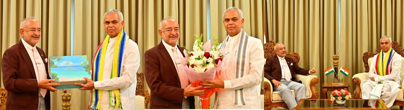 Lt. Governor of Andaman & Nicobar Islands meets Governor