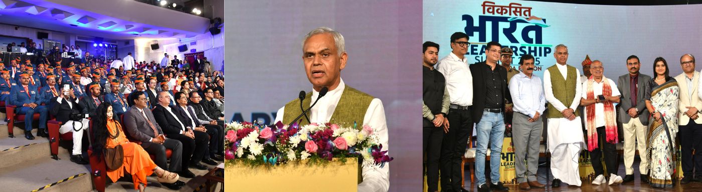 27.10.2025: Governor presides over the Viksit Bharat Leadership Summit 2025 in Mumbai