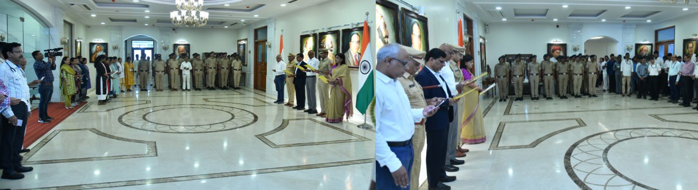 07.11.2025:  बंकिमचंद्र चटर्जी यांनी रचलेल्या वंदे मातरम् या गीताच्या सार्धशताब्दी निमित्त राजभवन येथे संपूर्ण 