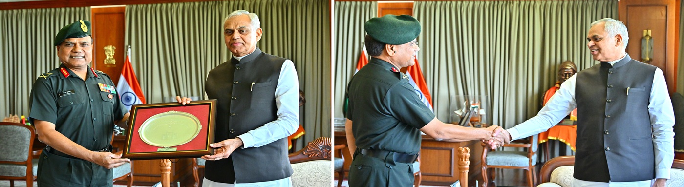 30.11.2025 : भारतीय तटरक्षक दलाच्या पश्चिम सागरी प्रदेशाचे महानिरिक्षक भीष्म शर्मा यांनी घेतली राज्यपालांची भेट