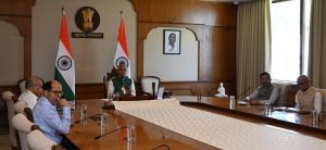 Governor presides over a review meeting on Natural Farming with officials of Agriculture Dept and VCs of agricultural universities