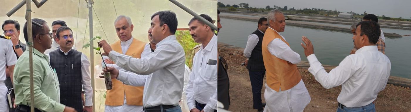 02.01.2026: राज्यपालांची मोहाडी येथील सह्याद्री फार्म येथे भेट,कंपनीच्या अधिकाऱ्यांसमवेत नैसर्गिक शेतीच्या अनुषंगाने चर्चा