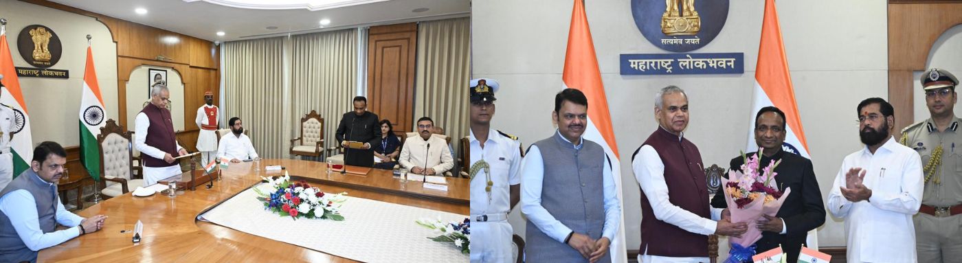 Vivek Bhimanwar sworn in as Chairman of MPSC; Governor administers oath at Lok Bhavan
