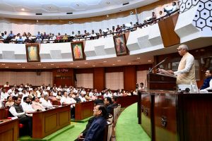 Governor addresses the Budget Session of Maharashtra State Legislature