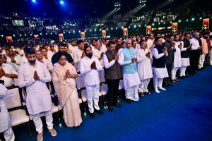 Governor pays homage to late former Dy CM Ajit Pawar at condolence meet