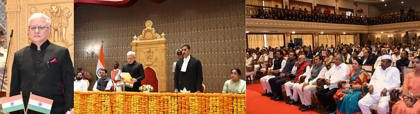 10.03.2026:  लोकभवनातील दरबार हॉल येथे झालेल्या शपथविधी सोहळ्यात मुंबई उच्च न्यायालयाचे मुख्य न्यायमूर्ती श्री चंद्रशेखर यांनी जिष्णु देव वर्मा  यांना राज्यपाल पदाची शपथ दिली. शपथविधीनंतर मुख्यमंत्री देवेंद्र फडणवीस,  मुख्य न्यायमूर्ती चंद्रशेखर, उपमुख्यमंत्री एकनाथ शिंदे व उपमुख्यमंत्री सुनेत्रा पवार यांनी राज्यपालांचे पुष्पगुच्छ देऊन अभिनंदन केले.  शपथविधी सोहळ्याला राज्यपालांच्या पत्नी सुधा देव वर्मा तसेच इतर कुटुंबीय, विधानपरिषदेचे सभापती प्रा. राम शिंदे, विधानसभेचे अध्यक्ष राहुल नार्वेकर, माजी मुख्यमंत्री सुशील कुमार शिंदे, विधान परिषदेच्या उपसभापती डॉ नीलम गोऱ्हे, अन्न व नागरी पुरवठा मंत्री छगन भुजबळ, कौशल्य विकास मंत्री मंगलप्रभात लोढा, उच्च व तंत्रशिक्षण मंत्री चंद्रकांत पाटील, अन्न व औषधी प्रशासन मंत्री नरहरी झिरवाळ, मुंबईच्या महापौर रितू तावडे, पोलीस महासंचालक सदानंद दाते, राज्यपालांचे सचिव डॉ प्रशांत नारनवरे, मुंबईतील विद्यापीठांचे कुलगुरु, राजशिष्टाचार सचिव राजेश गावंडे तसेच वरिष्ठ अधिकारी उपस्थित होते.