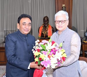 State Chief Secretary Rajesh Aggarwal meets Governor