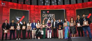 24.03.2026: Maharashtra Governor Jishnu Dev Varma today presented the India Today Group–Mahindra ‘Drivers of Change’ Awards 2026 to 15 young startup leaders at a function in Mumbai. The function was organised by the India Today Group in  association with Mahindra & Mahindra.  Group Editorial Director, India Today Group Raj Chengappa, CEO of Mahindra Automotive DIvision Nalinikanth Gollagunta, members of the jury, awardees, their families and other invitees were present. Young innovators and entrepreneurs Navya Naveli Nanda, Varun Alagh and Ghazal Alagh, Bodhisattva Sanghapriya, Pranav Vempati, Avarna Jain, Sarah Sham, Narayan Subramaniam and Neeraj Rajmohan, Agneeswar Jayaprakash, Radhika Gupta, Madhav Krishna, sitar exponent Mehtab Ali Niazi, actresses Mona Singh, and Genelia Deshmukh were among those felicitated.