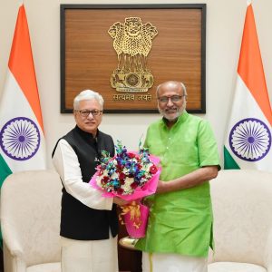 Governor meets Vice President of India C. P. Radhakrishnan in New Delhi
