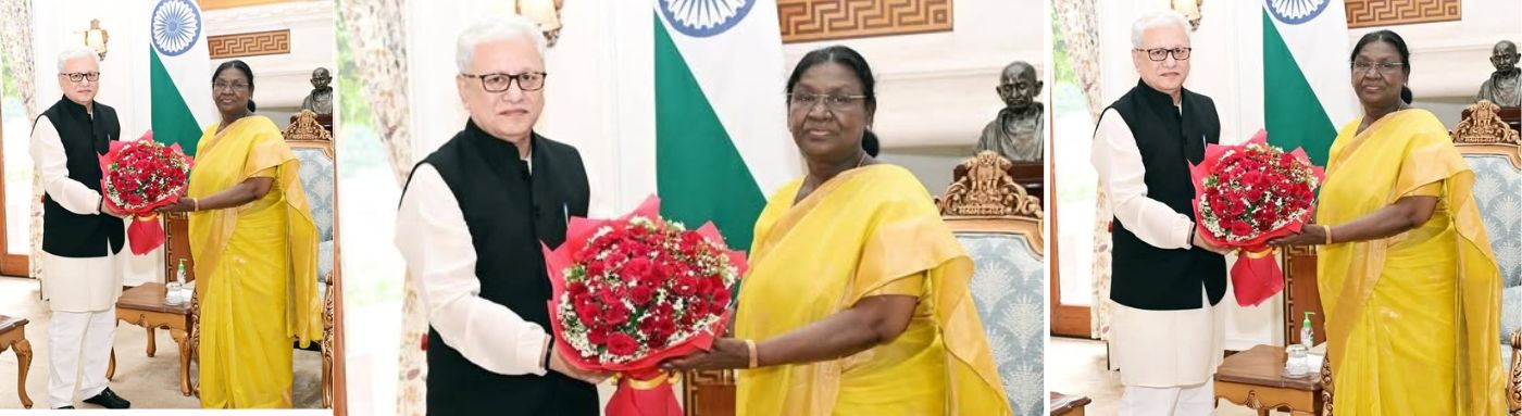 Governor Jishnu Dev Varma Meets the President