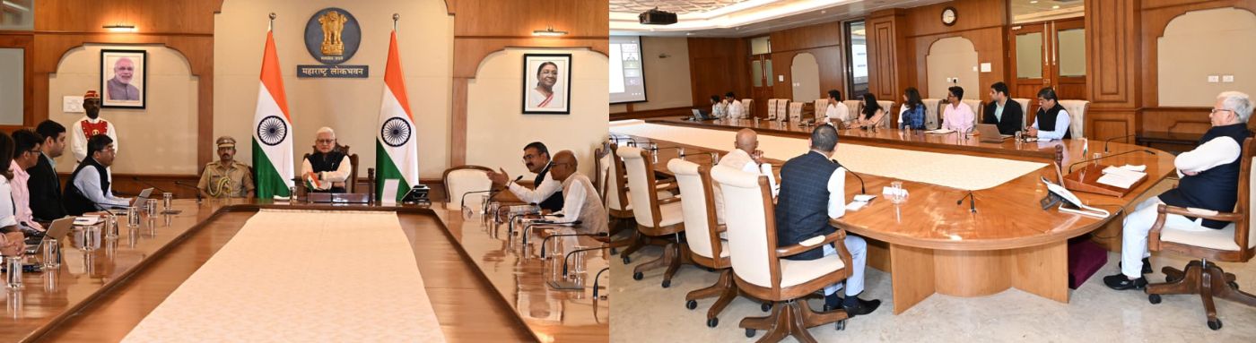 07.04.2026: CEO of MITRA Pravin Pardeshi called on the Governor of Maharashtra Jishnu Dev Varma made a presentation on 