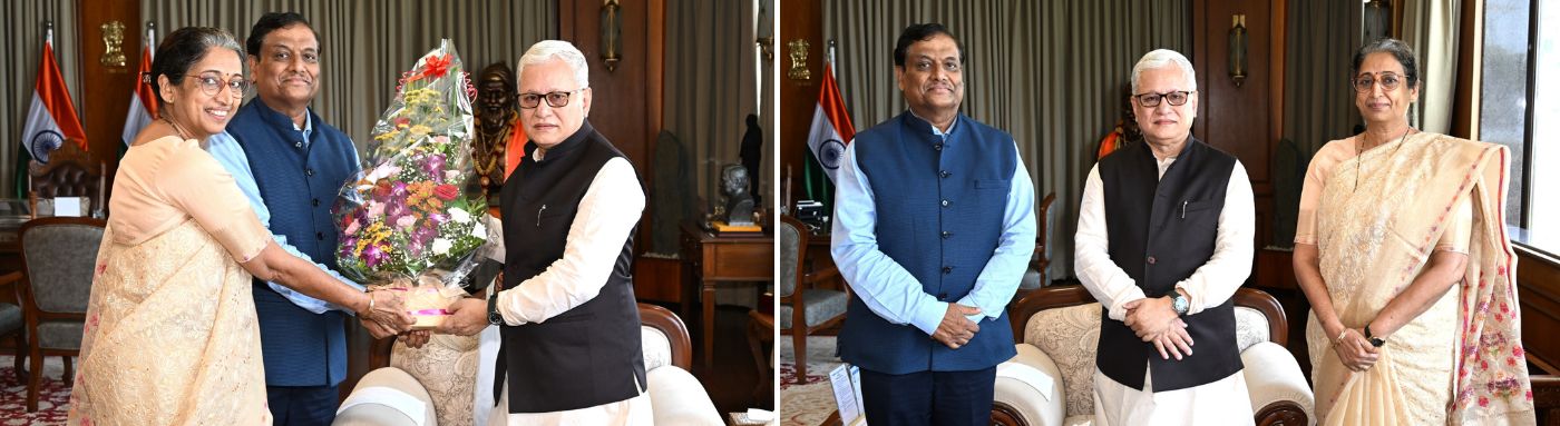 CEO of AIIMS Nagpur & Vice Chancellor of SNDT meets Governor