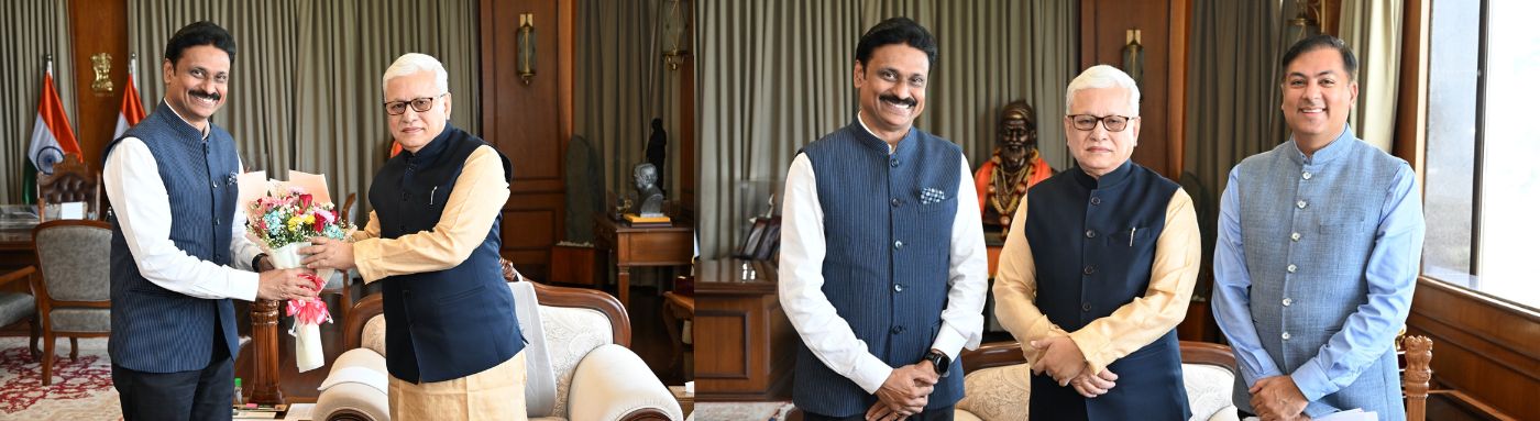 Director General and Additional Director of National Academy of Direct Taxes meet Governor