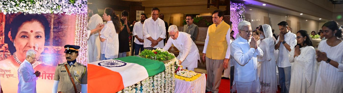 Governor pays tribute to Asha Bhosle