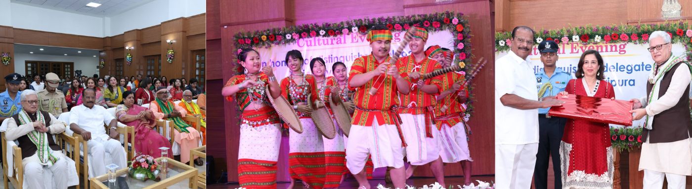 Governor attends felicitation programme organised by Governor of Tripura at Lok Bhavan, Agartala