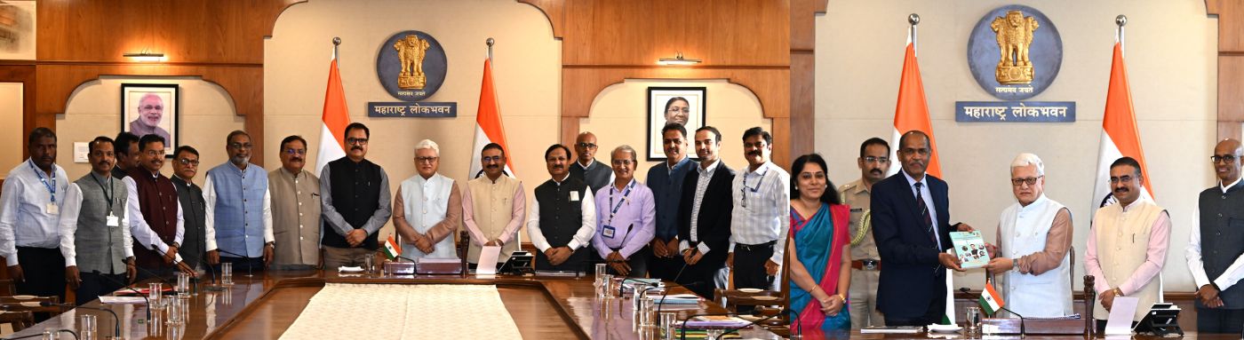 23.04.2026: महाराष्ट्राचे राज्यपाल जिष्णु देव वर्मा यांच्या अध्यक्षतेखाली आज राज्यातील कृषि व पदूम विभागाच्या वरिष्ठ अधिकाऱ्यांची तसेच राज्यातील कृषि तसेच पशुविज्ञान विद्यापीठांच्या कुलगुरुंची बैठक संपन्न झाली. यावेळी राज्यपालांनी प्रत्येक कृषि विद्यापीठाला कृषि आधारित इन्क्युबेशन सेंटर तसेच कृषि उत्पादनांवर आधारित ५० स्टार्टअप्स सुरु करण्याच्या सूचना केल्या. विद्यापीठात तयार होणाऱ्या कृषि आधारित उत्पादनांची विक्री व्हावी व त्यातून कृषि स्नातकांना उत्पन्नाचे साधन मिळावे या दृष्टीने स्टार्टअप्सना चालना देण्याची सूचना राज्यपालांनी केली. सुरुवातीला पदूम विभागाचे सचिव डॉ रामास्वामी एन. यांनी पशुसंवर्धन, दुग्धव्यवसाय व मत्स्यव्यवसाय याबाबत सादरीकरण करुन पदूम क्षेत्रातील संधी व आव्हाने यांचे विवेचन केले. कृषी आयुक्त सुरज मांढरे, मत्स्य आयुक्त प्रेरणा देशभ्रतार, पशुसंवर्धन आयुक्त डॉ. किरण पाटील, तसेच राज्यातील चारही कृषी विद्यापीठ व पशु व मत्स्य विज्ञान विद्यापीठाचे कुलगुरू उपस्थित होते. यावेळी पदूम सचिव तसेच कृषि आयुक्तांनी सादरीकरण केले. त्यानंतर नागपूर येथील महाराष्ट्र पशु व मत्स्य विज्ञान विद्यापीठाचे कुलगुरु डॉ नितीन पाटील यांनी सादरीकरण केले. डॉ. बाळासाहेब सावंत कोकण कृषी विद्यापीठाचे कुलगुरु डॉ संजय भावे यांनी यावेळी विद्यापीठाबाबत सादरीकरण केले. महात्मा फुले कृषी विद्यापीठ, राहुरीचे कुलगरु डॉ विलास खर्चे, डॉ पंजाबराव देशमुख कृषी विद्यापीठ, अकोलाचे कुलगरु डॉ. शरद गडाख, वसंतराव नाईक मराठवाडा कृषी विद्यापीठ, परभणीचे कुलगरु डॉ. इंद्र मणी  यांनी देखील आपापल्या विद्यापीठांचे सादरीकरण केले.