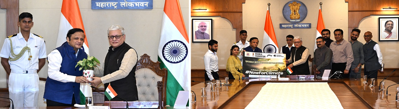 08.05.2026 : भामला फाऊंडेशनच्या एका शिष्टमंडळाने घेतली राज्यपालांची भेट