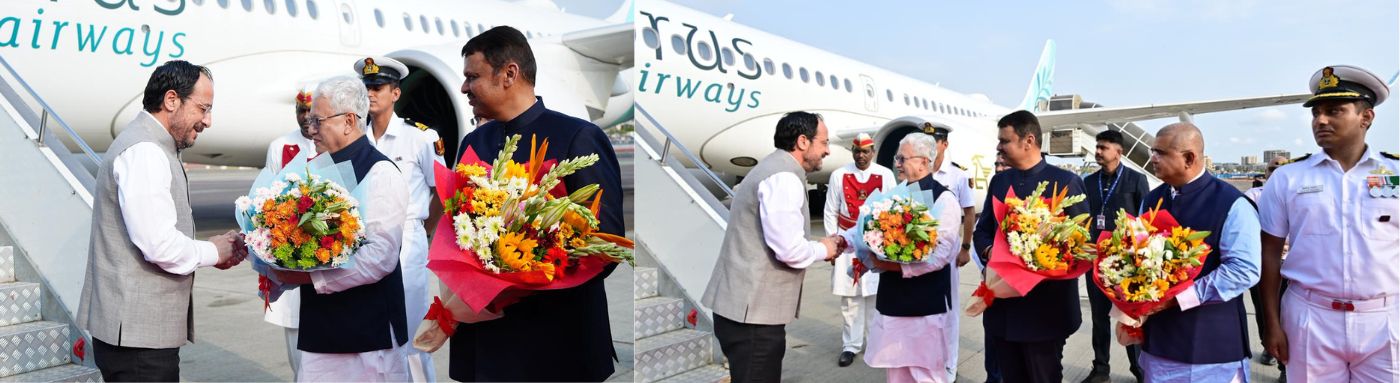 20.05.2026:  सायप्रस प्रजासत्ताकाचे राष्ट्राध्यक्ष निकोस क्रिस्टोडोलिडेस यांचे आज मुंबईच्या छत्रपती शिवाजी महाराज आंतरराष्ट्रीय विमानतळावर आगमन झाले. राज्यपाल जिष्णु देव वर्मा, मुख्यमंत्री देवेंद्र फडणवीस व राजशिष्टाचार मंत्री जयकुमार रावल यांनी त्यांचे स्वागत केले.