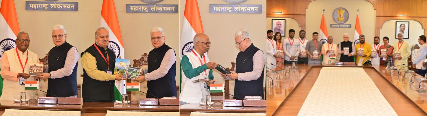 20.05.2026:  भटके विमुक्त विकास परिषदेचे संस्थापक अध्यक्ष व समरसता मंचचे दीर्घ काळ कार्याध्यक्ष राहिलेले पद्मश्री भिकुजी (दादा) इदाते यांच्या इंग्रजी अनुवादित पिलग्रीम ऑफ समरसता या ग्रंथाचे प्रकाशन राज्यपाल जिष्णु देव वर्मा यांच्या हस्ते आज महाराष्ट्र लोकभवन मुंबई येथे झाले. नीलिमा देशपांडे यांनी दादा इदाते यांच्या जीवन कार्यावर लिहिलेल्या 