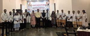 23.07.2026: A one‑day health check-up and awareness camp on 'Prevention and Treatment of Vector‑borne and Water‑borne Diseases' was conducted at the instance of Maharashtra Governor Jishnu Dev Varma at Lok Bhavan, Mumbai.   Medical officers and staff from the Public Health Department of the Brihanmumbai Municipal Corporation (BMC) provided guidance to the staff and officers of Lok Bhavan and their family members on the preventive measures and treatment related to vector‑borne and water‑borne diseases.   A total of 110 employees underwent health check‑ups, including malaria testing. Public Health Department staff also visited employees’ residences and conducted malaria blood tests for their family members.  Medicines related to these diseases were dispensed by the Lok Bhavan dispensary staff during the camp. Comptroller of the Governor’s Household  Dr. Nishikant Deshpande felicitated the participating medical officers and staff. Physician at Lok Bhavan Dr. Vikramjit Padole thanked the medical officers and staff for their support in the successful organization of the camp.