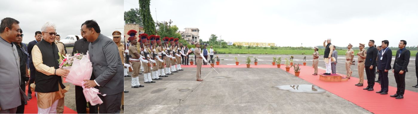 Governor arrives in Nashik