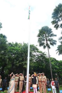 Governor Hoists the National Flag in Pune