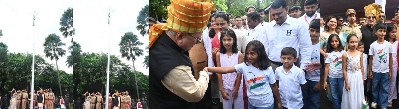15.08.2026 : Governor Hoists the National Flag in Pune