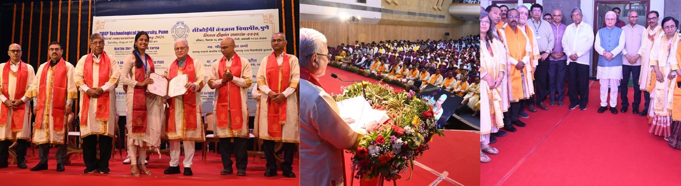 Governor presides over the Convocation Ceremony of the COEP Technological University
