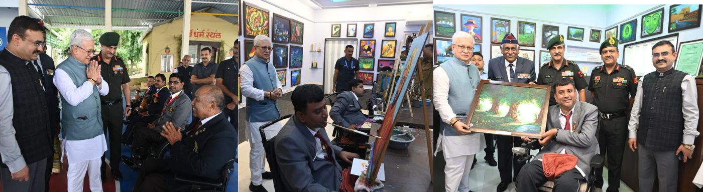 Governor visits the Paraplegic Rehabilitation Centre at Khadki in Pune