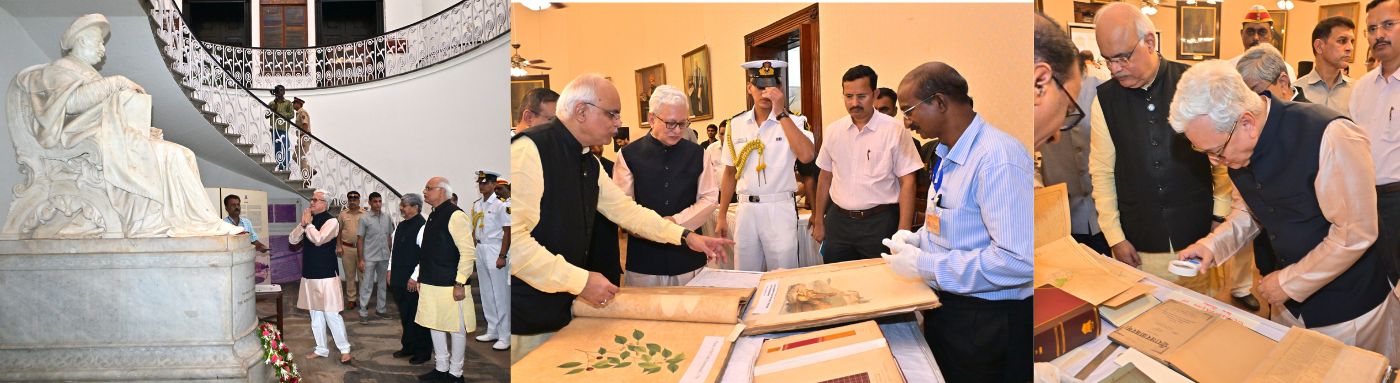 Governor visits Asiatic Society