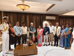 04.09.2026 : महाराष्ट्र सदनातील भव्य गणेशोत्सवाचे राज्यपालांना निमंत्रण