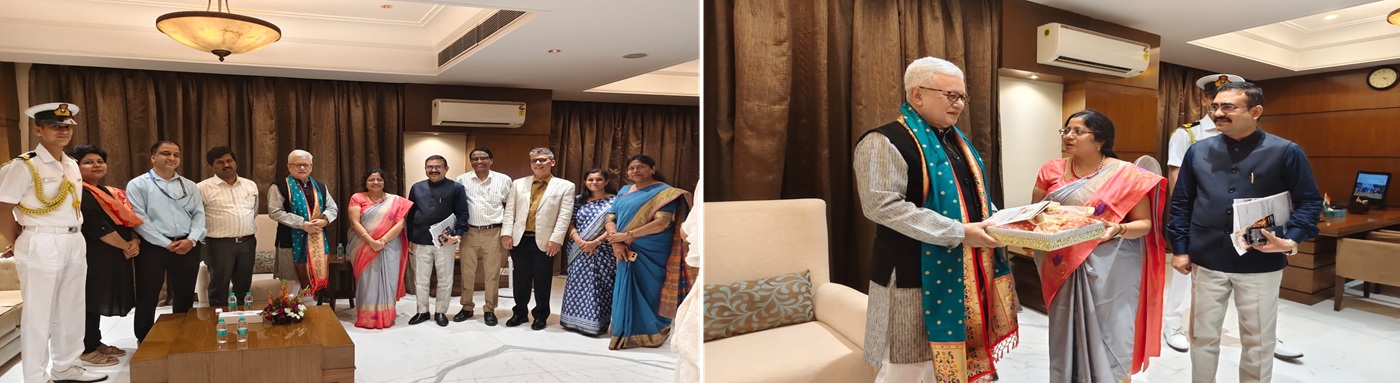 04.09.2026 : महाराष्ट्र सदनातील भव्य गणेशोत्सवाचे राज्यपालांना निमंत्रण