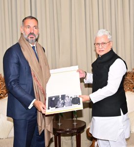 13.09.2026: Maharashtra Governor Shri Jishnu Dev Varma today welcomed His Highness Prince Rahim Aga Khan V, the 50th hereditary Imam of the Shia Ismaili Muslims and Chairman of the Aga Khan Development Network (AKDN), at Maharashtra Lok Bhavan, Mumbai.