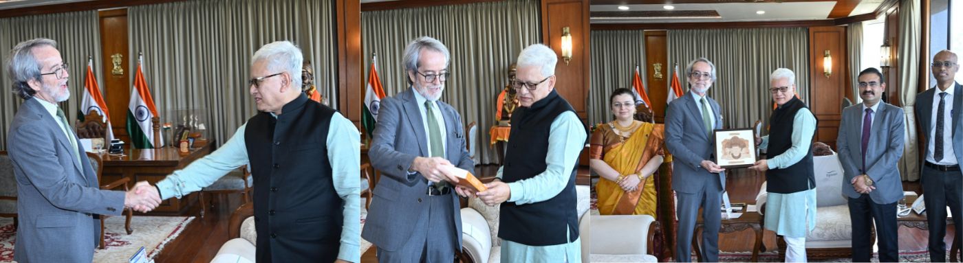 Consul General of Brazil in Mumbai, Jose Mauro da Fonseca Costa Couto meets Governor