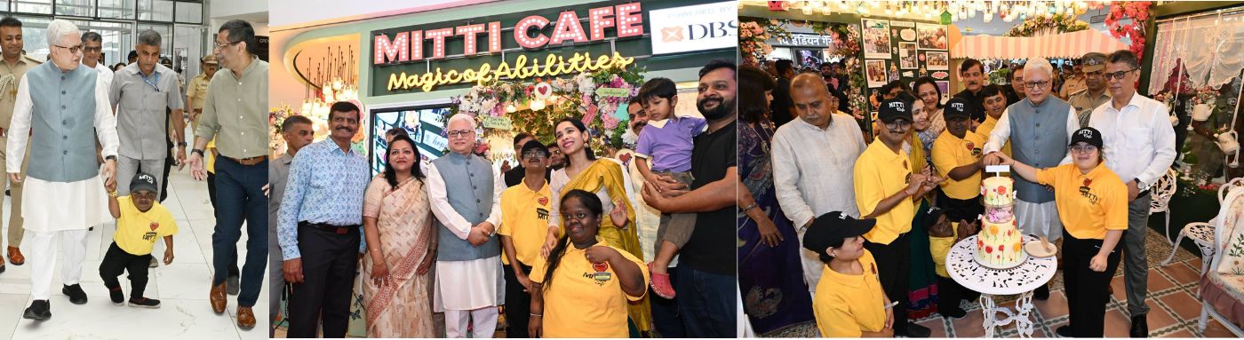 Governor inaugurates Mitti Café operated by adults with physical disabilities