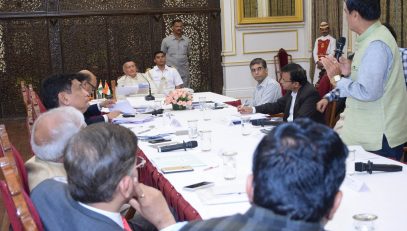 The Governor of Maharashtra Bhagat Singh Koshyari presided over a meeting of Vice Chancellors of 20 state universities at Raj Bhavan, Mumbai. The meeting took review of New Education Policy and other important issues