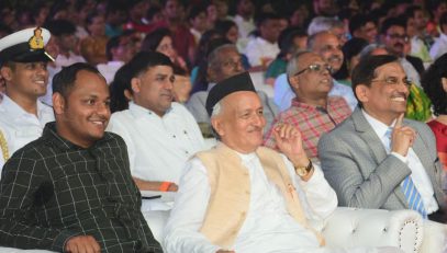 Governor Bhagat Singh Koshyari attended a Swartarang-2019 a musical evening organized by Mumbai police Commissionerate at Police Gymkhana, Marine Drive, Mumbai