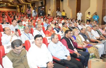 Governor Bhagat Singh Koshyari inaugurated the International Ramayan Sammelan in Mumbai. Pravachankar RameshbhaiOjha, Mumbai University VC, Shuhas Pednekar, Ramayana translator Dr. Tomoko Kikuchi were present.